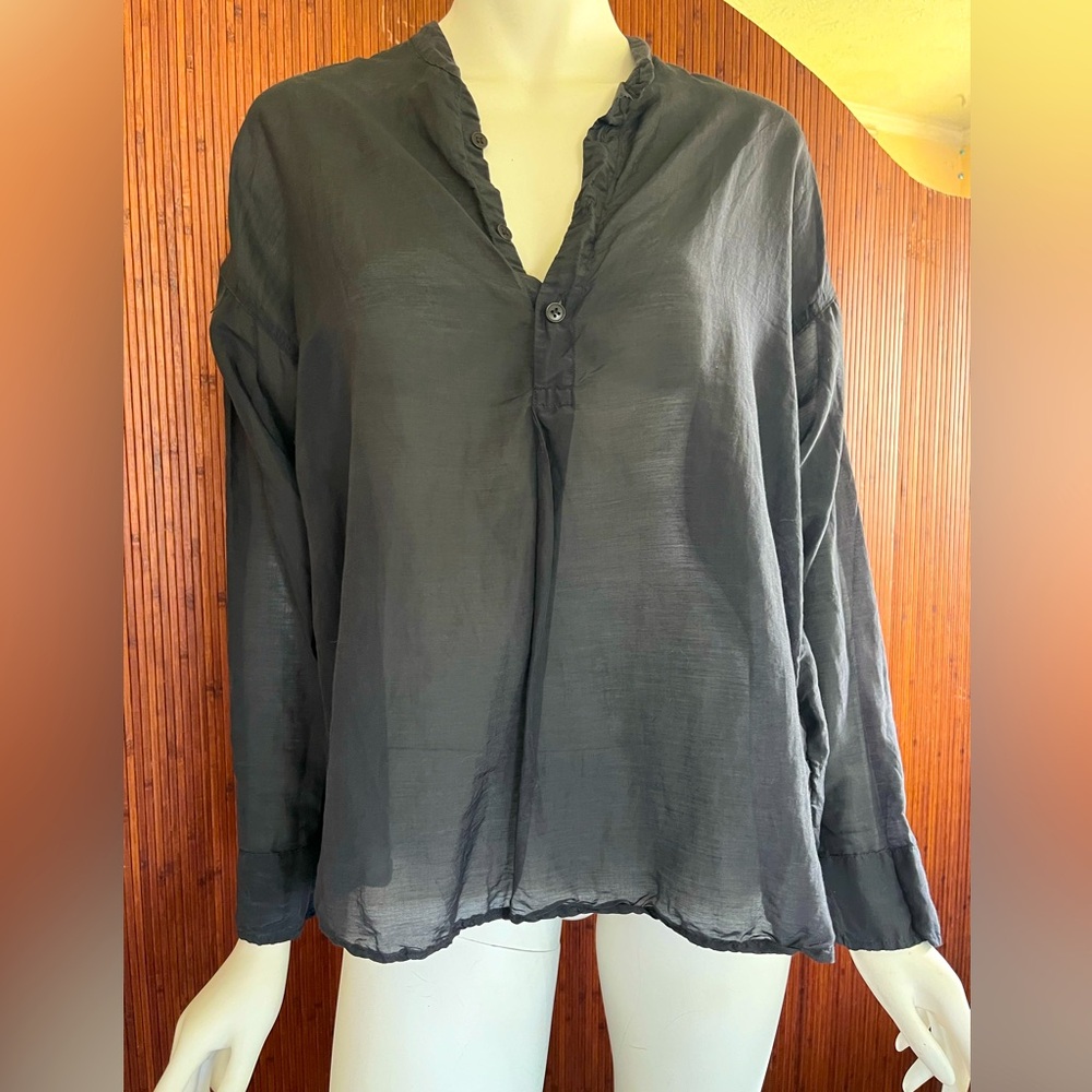 CP SHADES Silk Popover Blouse